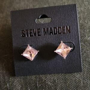 Steve Madden Pink Stud Earrings